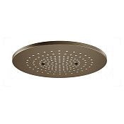 Gessi Afilo Потолочный душ d35,5 см, встраив., 1 вид струи, хромотер., цвет: coffee bronze brushed 57018#761