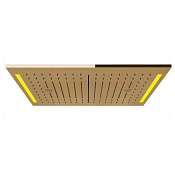 Gessi Colour Потолочный душ 50,5х30,5 см, встраив., 3 вида струи, хромотер., цвет: warm bronze PVD 57882#735