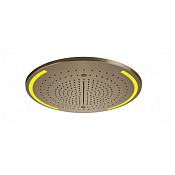 Gessi Colour Потолочный душ d50,2 см, встраив., 3 вида струи, хромотер., цвет: coffee bronze brushed 57980#761