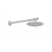 Gessi Goccia Верхний душ d20,2 см, настенный кронштейн, 1 вид струи, цвет: matte white 33655#279