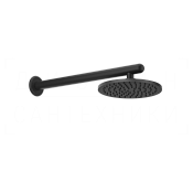 Gessi Goccia Верхний душ d20,2 см, настенный кронштейн, 1 вид струи, цвет: matte black 33655#299