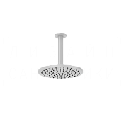 Gessi Goccia Верхний душ d20,2 см, потолочный кронштейн, 1 вид струи, цвет: matte white 33662#279