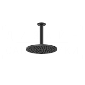 Gessi Goccia Верхний душ d20,2 см, потолочный кронштейн, 1 вид струи, цвет: matte black 33662#299