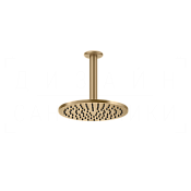 Gessi Goccia Верхний душ d20,2 см, потолочный кронштейн, 1 вид струи, цвет: warm bronze brushed PVD 33662#726