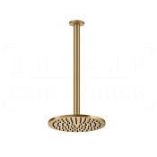 Gessi Goccia Верхний душ d20,2 см, высота под заказ, 1 вид струи, цвет: warm bronze brushed PVD 33664#726