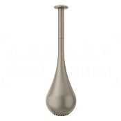Gessi Goccia Верхний душ d15,2 см, потолоч. высота под заказ, 1 вид стр., цвет: finox brushed nickel 33753#149