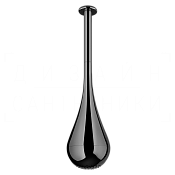 Gessi Goccia Верхний душ d15,2 см, потолочный, высота под заказ, 1 вид струи, цвет: black metal PVD 33753#706