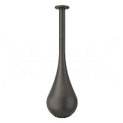 Gessi Goccia Верхний душ d15,2 см, высота под заказ, 1 вид струи, цвет: black metal brushed PVD 33753#707