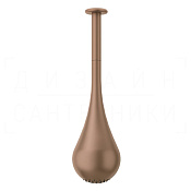 Gessi Goccia Верхний душ d15,2 см, потолоч., высота под заказ, 1 вид струи, цвет: copper brushed PVD 33753#708