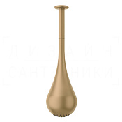 Gessi Goccia Верхний душ d15,2 см, высота под заказ, 1 вид струи, цвет: warm bronze brushed PVD 33753#726