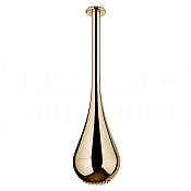 Gessi Goccia Верхний душ d15,2 см, потолочный, высота под заказ, 1 вид струи, цвет: warm bronze PVD 33753#735
