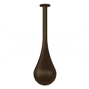 Gessi Goccia Верхний душ d15,2 см, потолочный, высота под заказ, 1 вид струи, цвет: dark bronze 33753#845