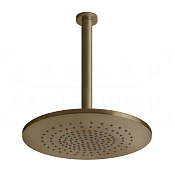 Gessi 316 Верхний душ d35,5 см, высота под заказ, 1 вид струи, цвет: deep bronze brushed PVD 54150#791