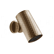 Gessi 316 Intreccio Верхний душ d7,9 см, настенный, 1 вид струи, цвет: warm bronze brushed PVD 57213#726