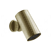 Gessi 316 Intreccio Верхний душ d7,9 см, настенный, 1 вид струи, цвет: brushed brass PVD 57213#727