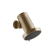 Gessi 316 Intreccio Верхний душ d13,5 см, настенный, 3 вида струи, цвет: warm bronze brushed PVD 57251#726