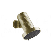 Gessi 316 Intreccio Верхний душ d13,5 см, настенный, 3 вида струи, цвет: brushed brass PVD 57251#727