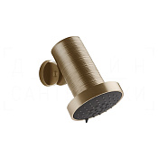 Gessi 316 Trame Верхний душ d13,5 см, настенный, 3 вида струи, цвет: warm bronze brushed PVD 57257#726