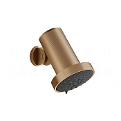 Gessi 316 Rigato Верхний душ d13,5 см, настенный, 3 вида струи, цвет: warm bronze brushed PVD 57271#726