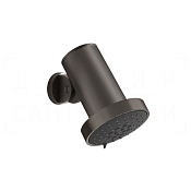 Gessi 316 Diamantato Верхний душ d13,5 см, настенный, 3 вида струи, цвет: black metal brushed PVD 57273#707