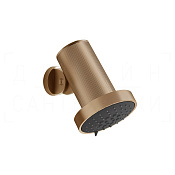 Gessi 316 Diamantato Верхний душ d13,5 см, настенный, 3 вида струи, цвет: warm bronze brushed PVD 57273#726