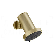 Gessi 316 Diamantato Верхний душ d13,5 см, настенный, 3 вида струи, цвет: brushed brass PVD 57273#727