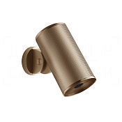 Gessi 316 Diamantato Верхний душ d7,9 см, настенный, 1 вид струи, цвет: warm bronze brushed PVD 57279#726