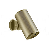 Gessi 316 Rigato Верхний душ d7,9 см, настенный, 1 вид струи каскадный, цвет: brushed brass PVD 57285#727