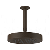 Gessi Inciso Верхний душ d21,8 см, потолоч. высота под заказ, 1 вид струи, цвет: dark bronze 58188#845