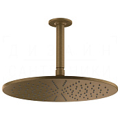Gessi Inciso Верхний душ d30 см, потолоч. высота под заказ, 1 вид струи, цвет: antique brass 58250#713
