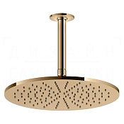 Gessi Inciso Верхний душ d30 см, потолоч. высота под заказ, 1 вид струи, цвет: warm bronze PVD 58250#735