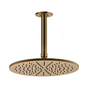 Gessi Inciso Верхний душ d30 см, высота под заказ, 1 вид струи, цвет: deep bronze brushed PVD 58250#791