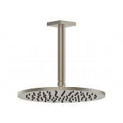 Gessi Rilievo Верхний душ d25 см, потолоч. высота под заказ, 1 вид струи, цвет: finox brushed nickel 59150#149