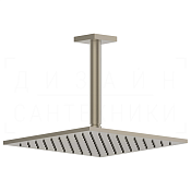 Gessi Rilievo Верхний душ 25 см, потолоч. высота под заказ, 1 вид струи, цвет: finox brushed nickel 59159#149