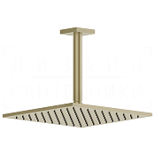 Gessi Rilievo Верхний душ 25 см, потолоч. высота под заказ, 1 вид струи, цвет: brushed brass PVD 59159#727