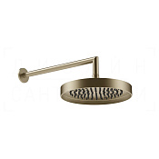 Gessi Ventaglio Верхний душ d25 см, настенный кронштейн, 1 вид струи, цвет: finox brushed nickel 63045#149