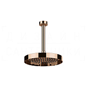 Gessi Inverso Верхний душ d25 см, потолочный кронштейн, 1 вид струи, цвет: copper PVD 63050#030
