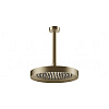 Gessi Inverso Верхний душ d25 см, потолочный кронштейн, 1 вид струи, цвет: finox brushed nickel 63050#149