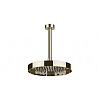 Gessi Inverso Верхний душ d25 см, потолочный кронштейн, 1 вид струи, цвет: nickel PVD 63050#720