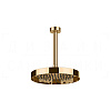 Gessi Inverso Верхний душ d25 см, потолочный кронштейн, 1 вид струи, цвет: warm bronze PVD 63050#735