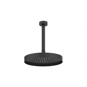 Gessi Inverso Верхний душ d25 см, потолоч. кроншт. высота под заказ, 1 вид струи, цвет: matte black 63053#299
