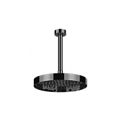 Gessi Inverso Верхний душ d25 см, потолоч. высота под заказ, 1 вид струи, цвет: black metal PVD 63053#706
