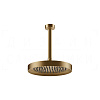 Gessi Inverso Верхний душ d25 см, высота под заказ, 1 вид струи, цвет: warm bronze brushed PVD 63053#726