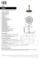 Gessi Inverso Верхний душ d25 см, высота под заказ, 1 вид струи, цвет: deep bronze brushed PVD 63053#791