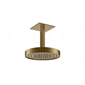 Gessi Inverso Верхний душ d30 см, высота под заказ, 1 вид струи, цвет: deep bronze brushed PVD 63070#791