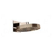 Gessi Anello Верхний душ d30 см, настенный кронштейн, 1 вид струи, цвет: copper PVD 63449#030