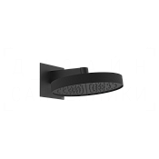 Gessi Anello Верхний душ d30 см, настенный кронштейн, 1 вид струи, цвет: matte black 63449#299
