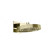 Gessi Anello Верхний душ d30 см, настенный кронштейн, 1 вид струи, цвет: brass PVD 63449#710