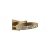 Gessi Anello Верхний душ d30 см, настенный кронштейн, 1 вид струи, цвет: warm bronze brushed PVD 63449#726