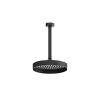Gessi Anello Верхний душ d21,8 см, потолоч. высота под заказ, 1 вид струи, цвет: matte black 63450#299